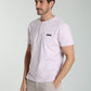 T-shirt manches courtes HENLEY lilas