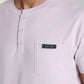 T-shirt manches courtes HENLEY lilas