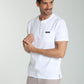 T-shirt manches courtes HENLEY blanc