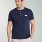 T-shirt manches courtes HENLEY marine