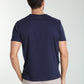 T-shirt manches courtes HENLEY marine
