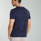 T-shirt manches courtes HENLEY marine