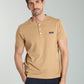T-shirt manches courtes HENLEY camel