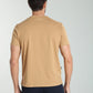 T-shirt manches courtes HENLEY camel