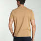 T-shirt manches courtes HENLEY camel