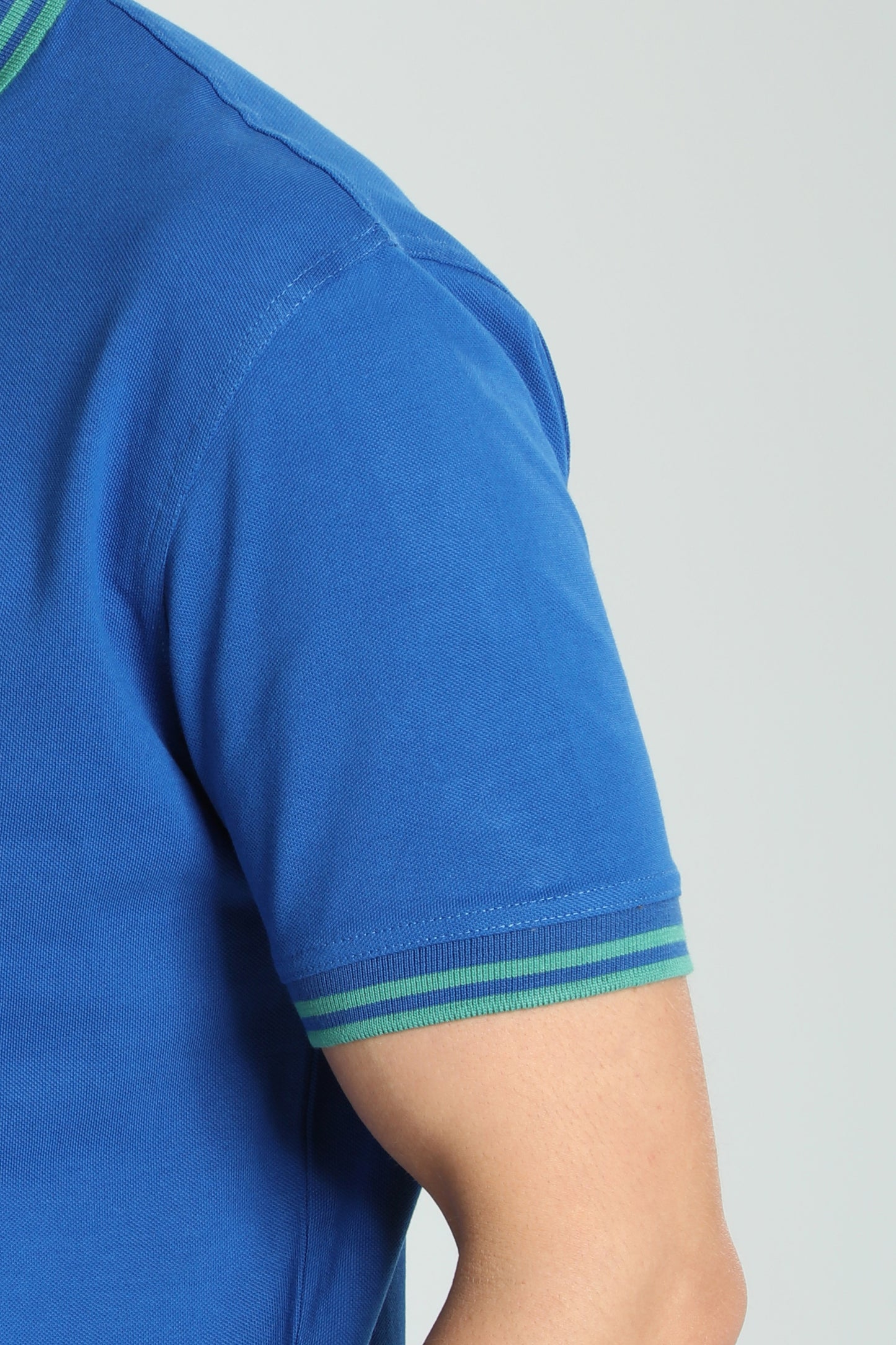 Polo manches courtes PRAY bleu