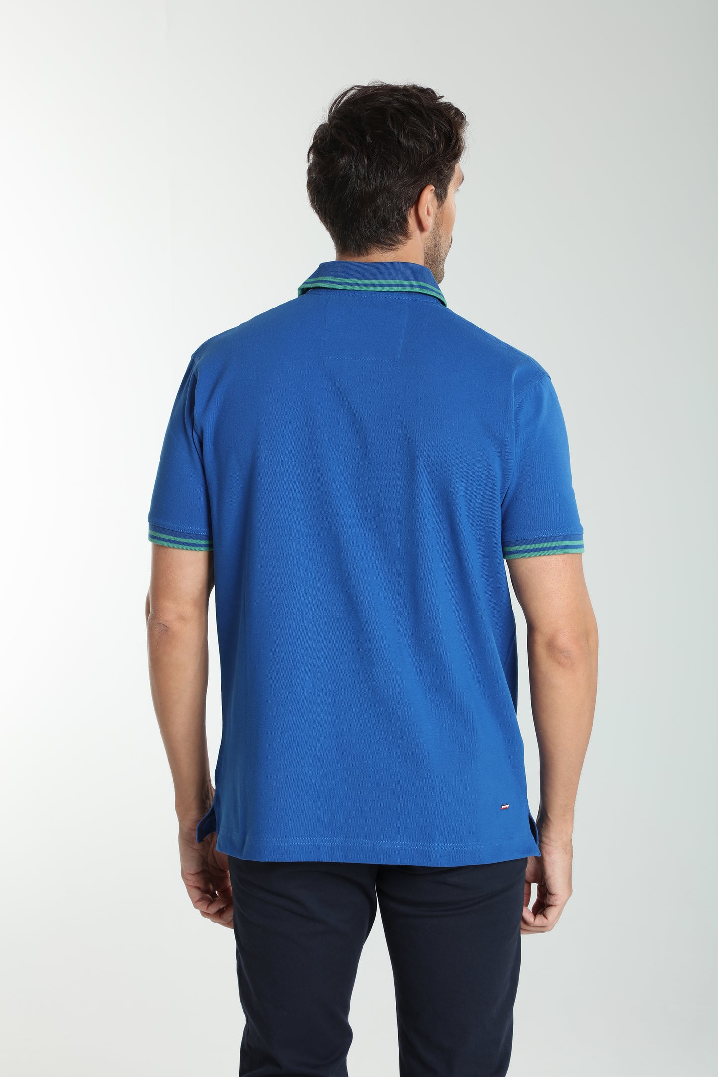 Polo manches courtes PRAY bleu
