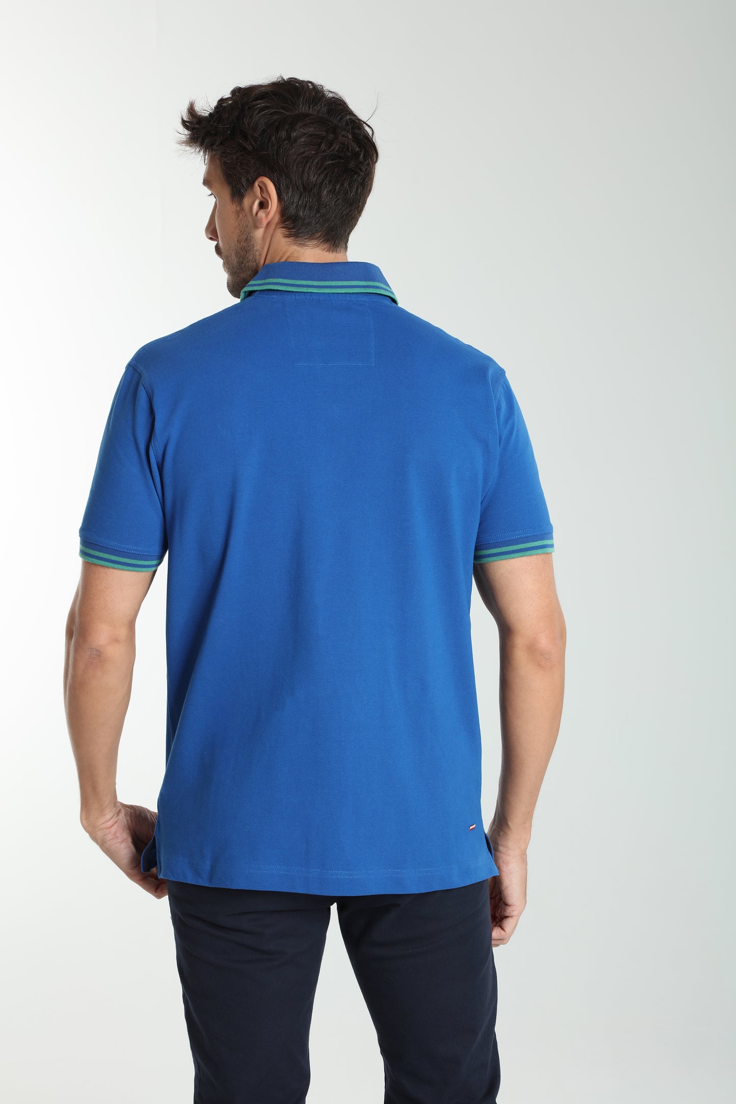 Polo manches courtes PRAY bleu
