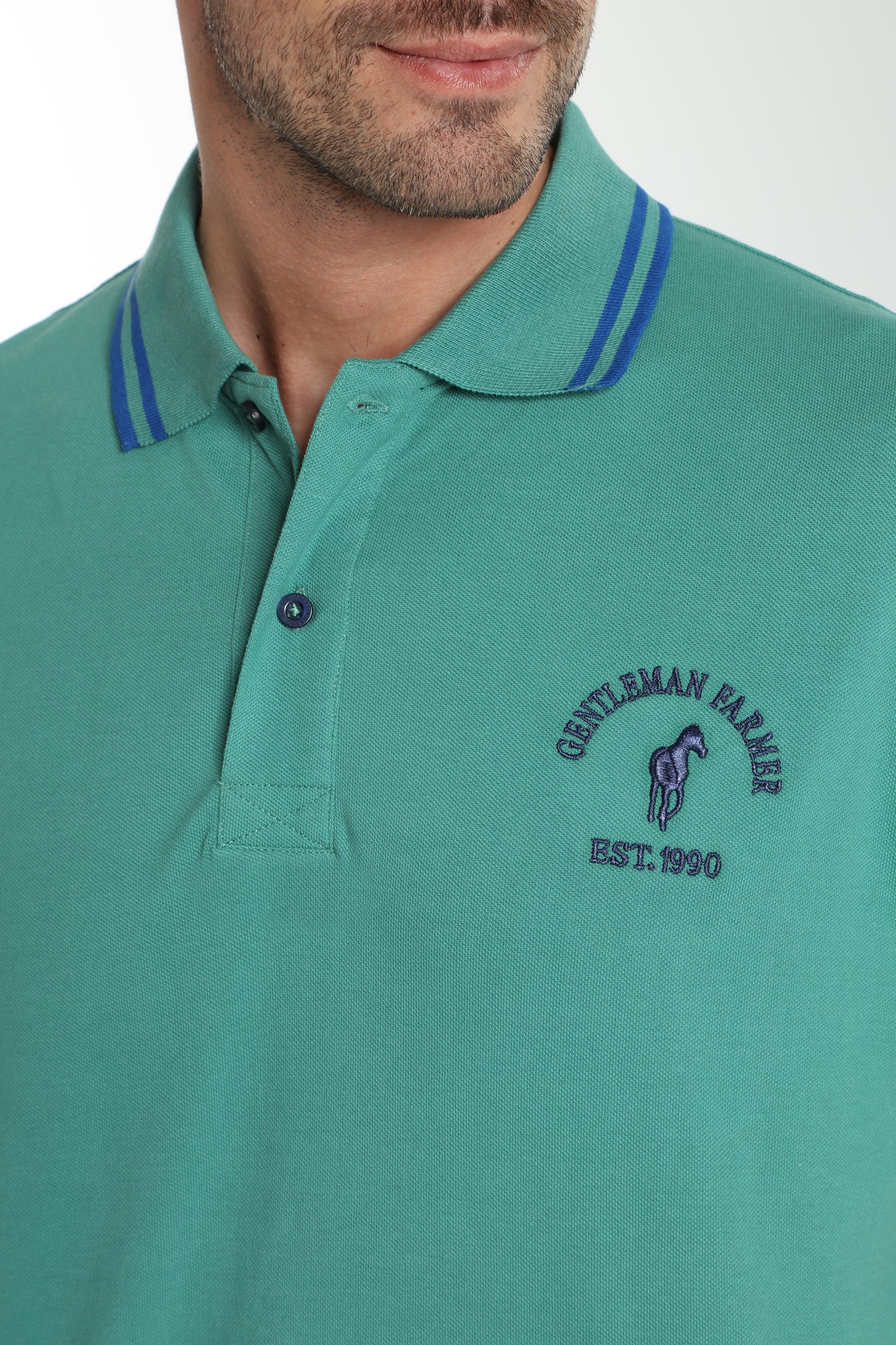 Polo manches courtes PRAY vert