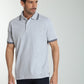 Polo manches courtes PRAY gris chiné