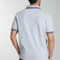 Polo manches courtes PRAY gris chiné