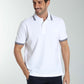 Polo manches courtes PRAY blanc