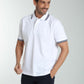 Polo manches courtes PRAY blanc
