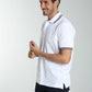 Polo manches courtes PRAY blanc