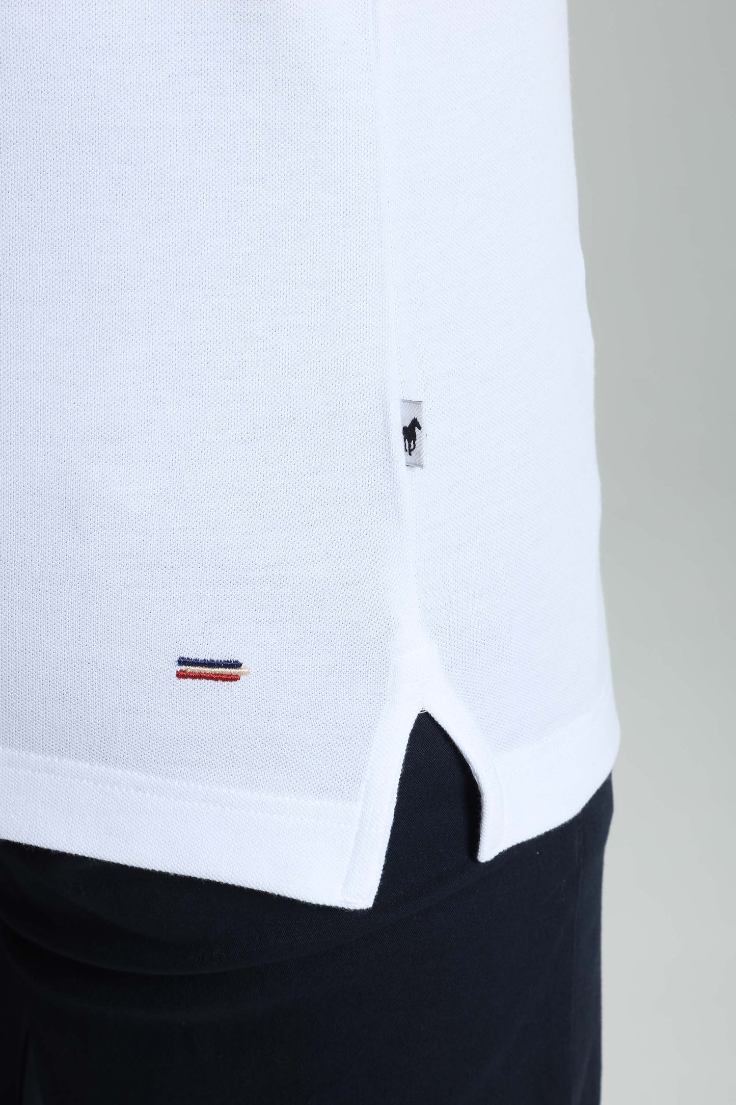 Polo manches courtes PRAY blanc