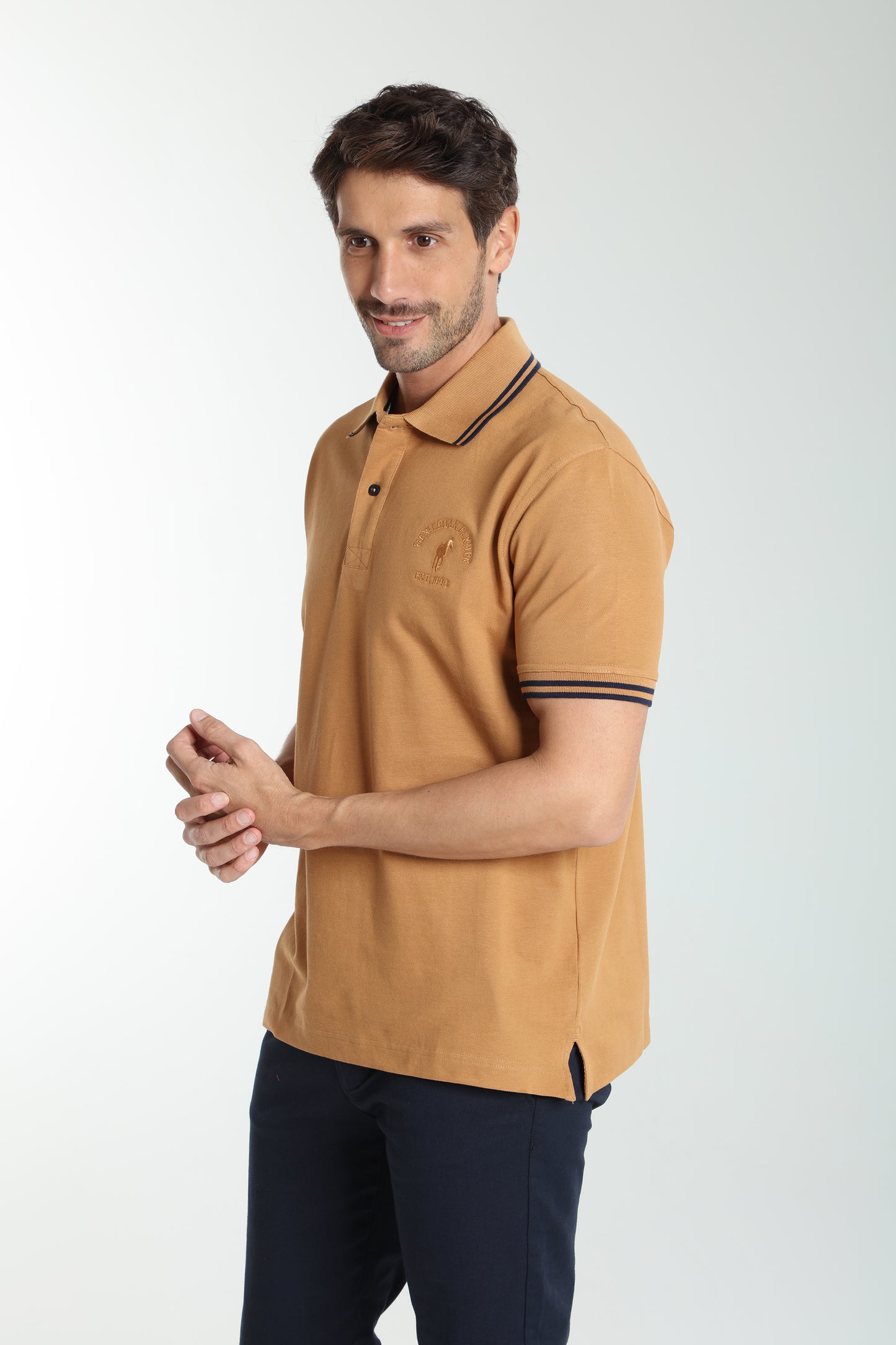 Polo manches courtes PRAY tabac