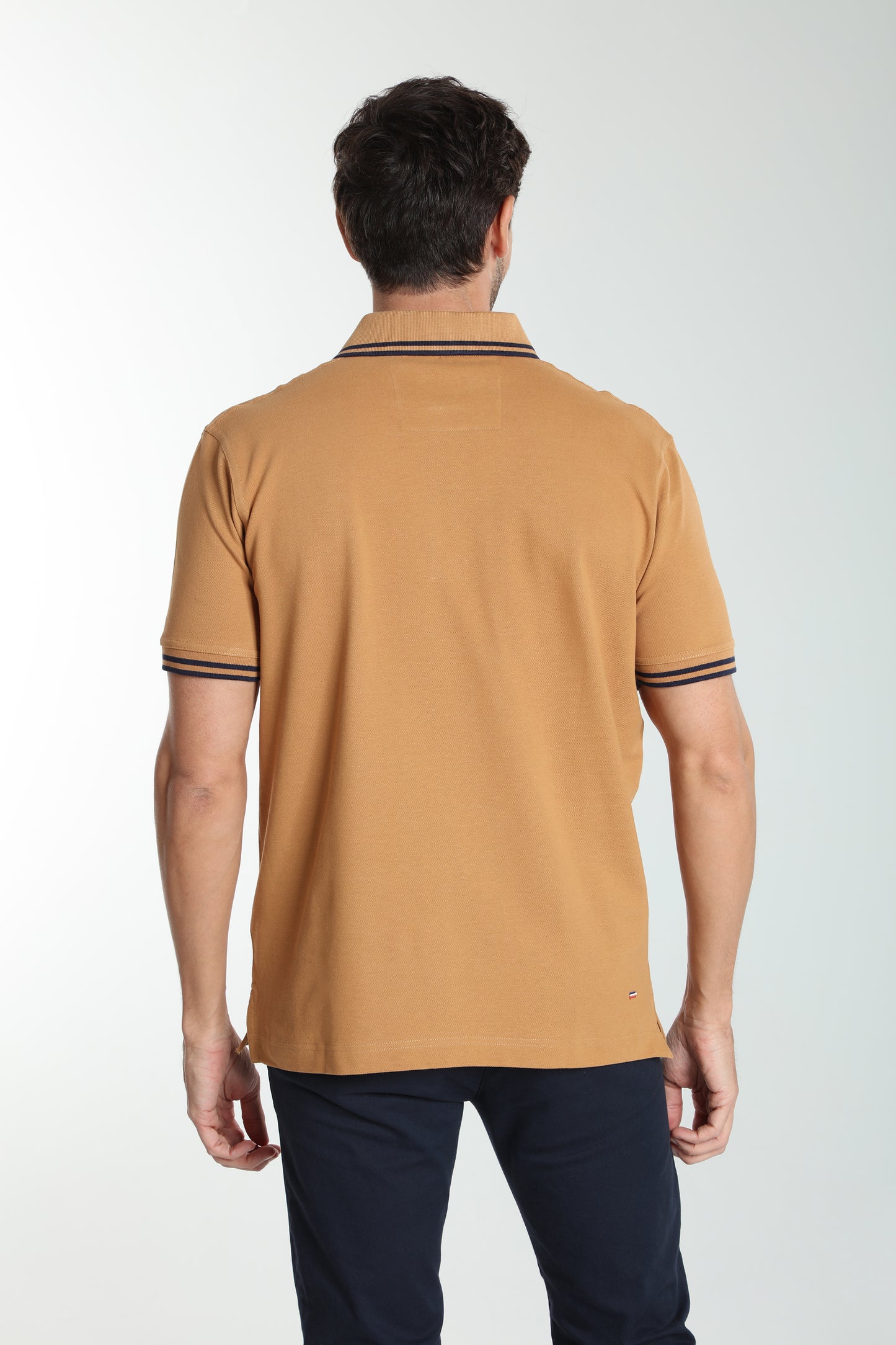 Polo manches courtes PRAY tabac