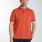 Polo manches courtes PRAY brique