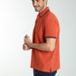 Polo manches courtes PRAY brique