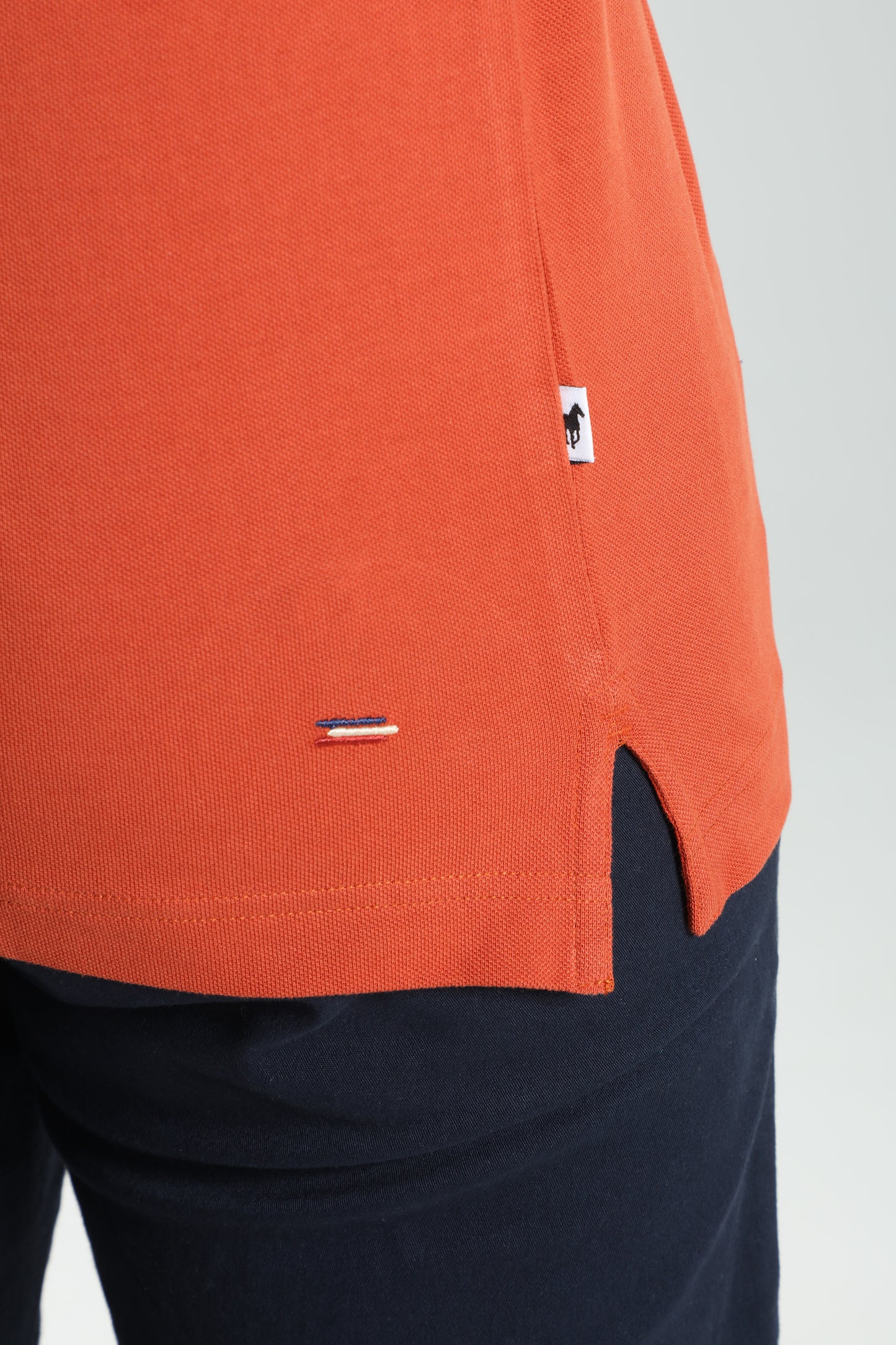 Polo manches courtes PRAY brique