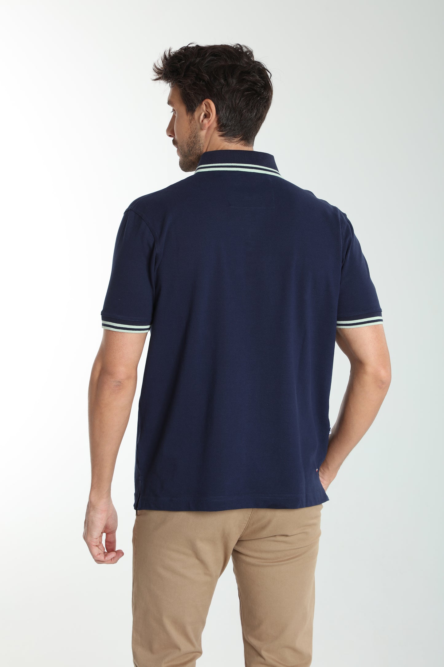 Polo manches courtes PRAY marine