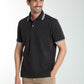 Polo manches courtes PRAY noir