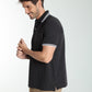 Polo manches courtes PRAY noir