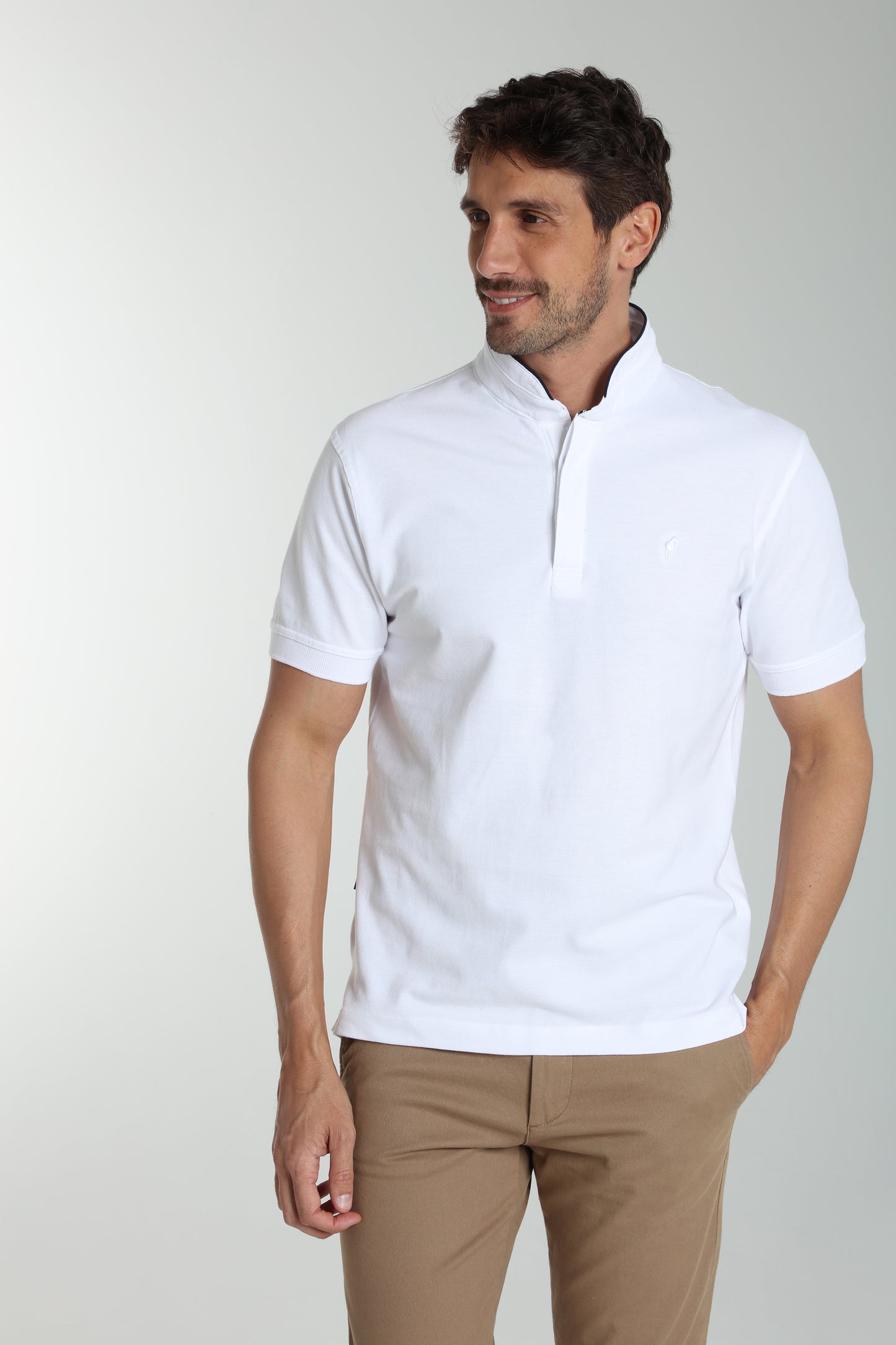 Polo manches courtes PENH blanc