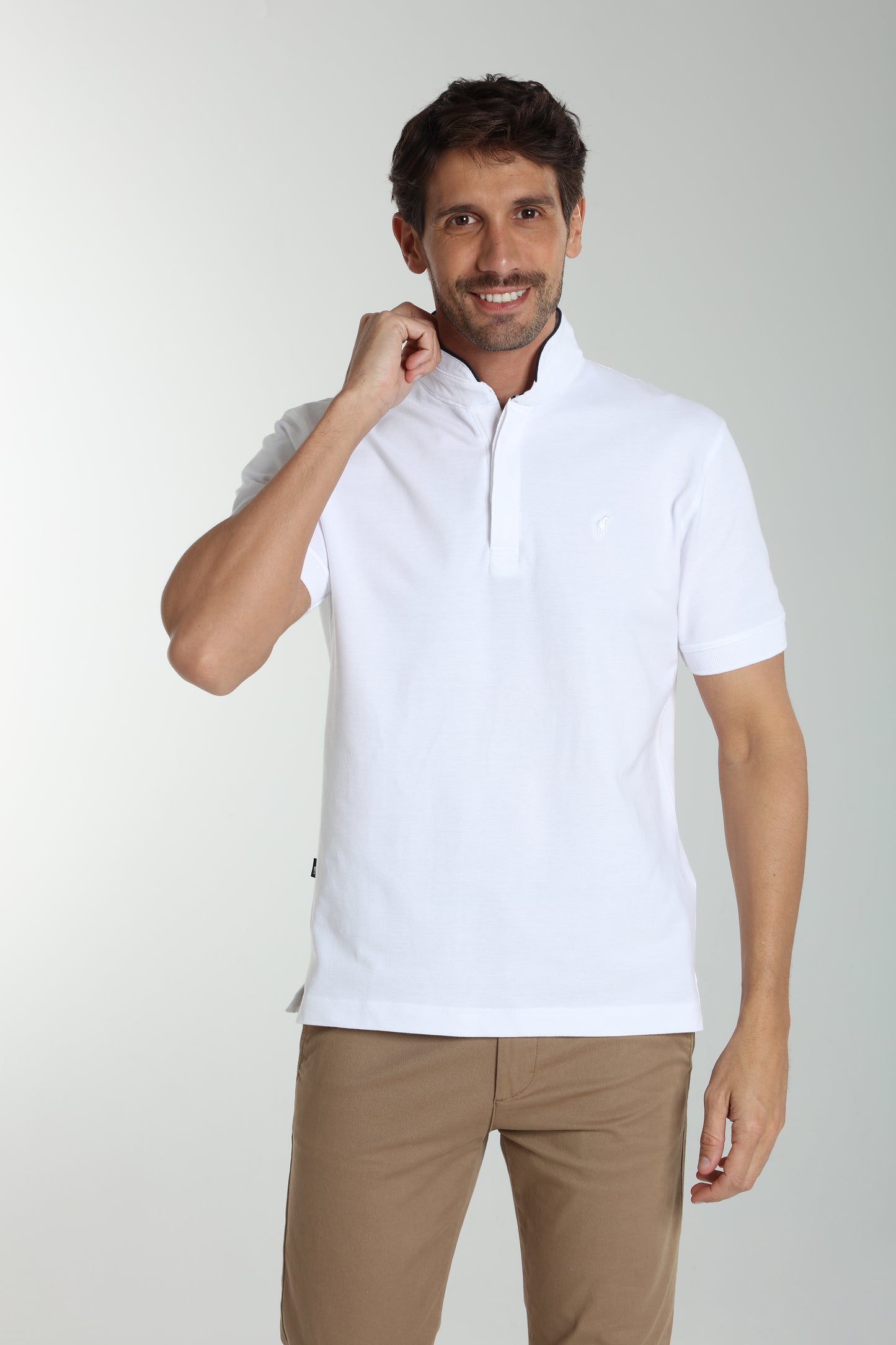 Polo manches courtes PENH blanc