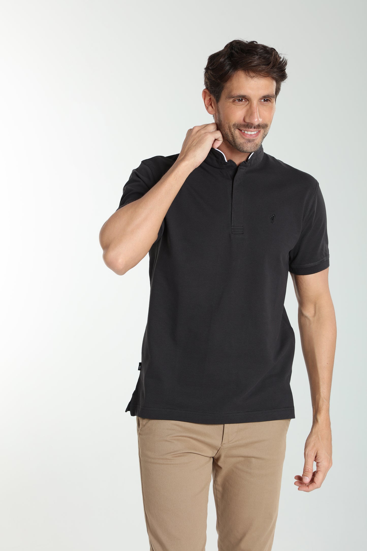 Polo manches courtes PENH noir