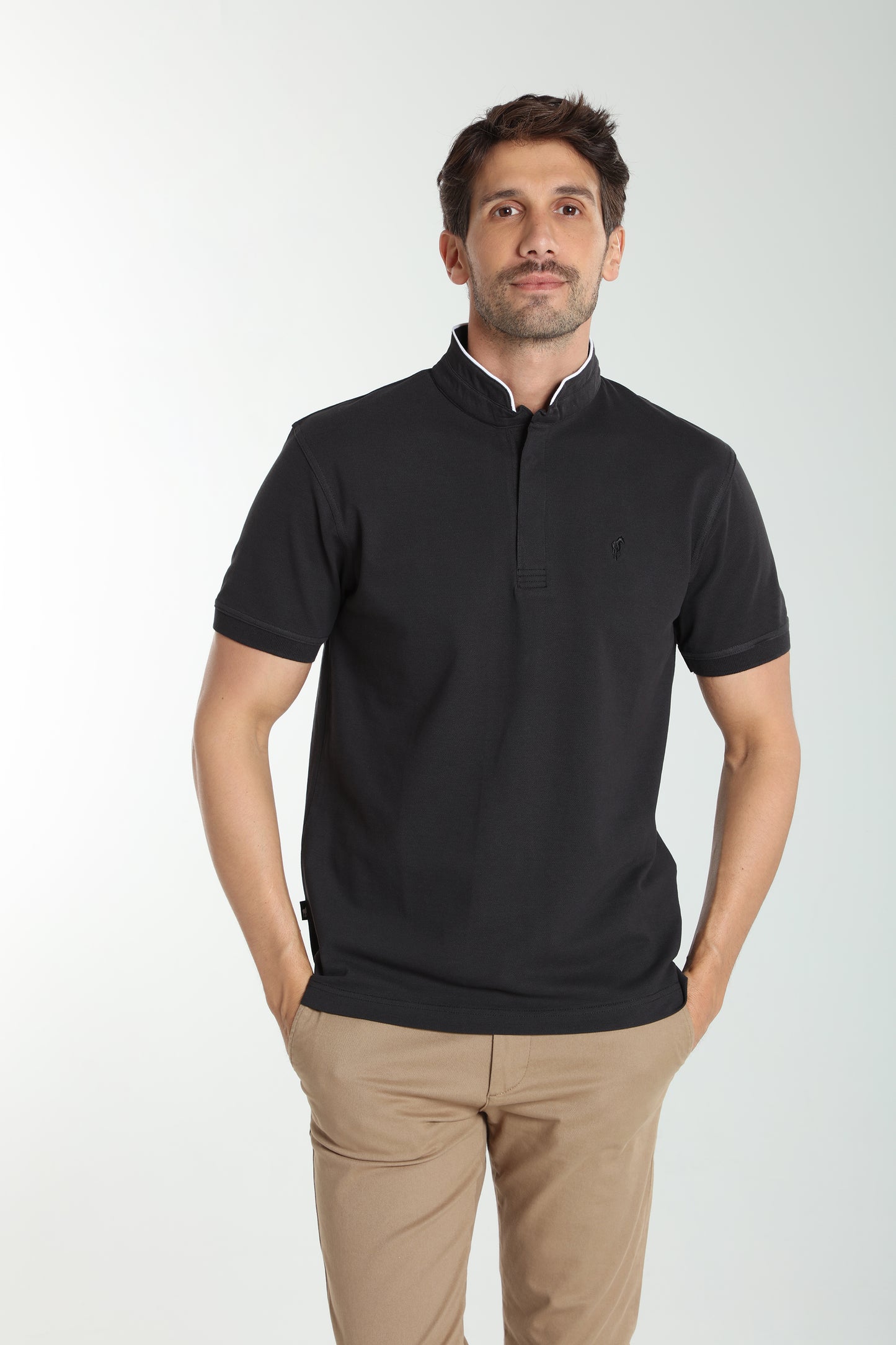 Polo manches courtes PENH noir