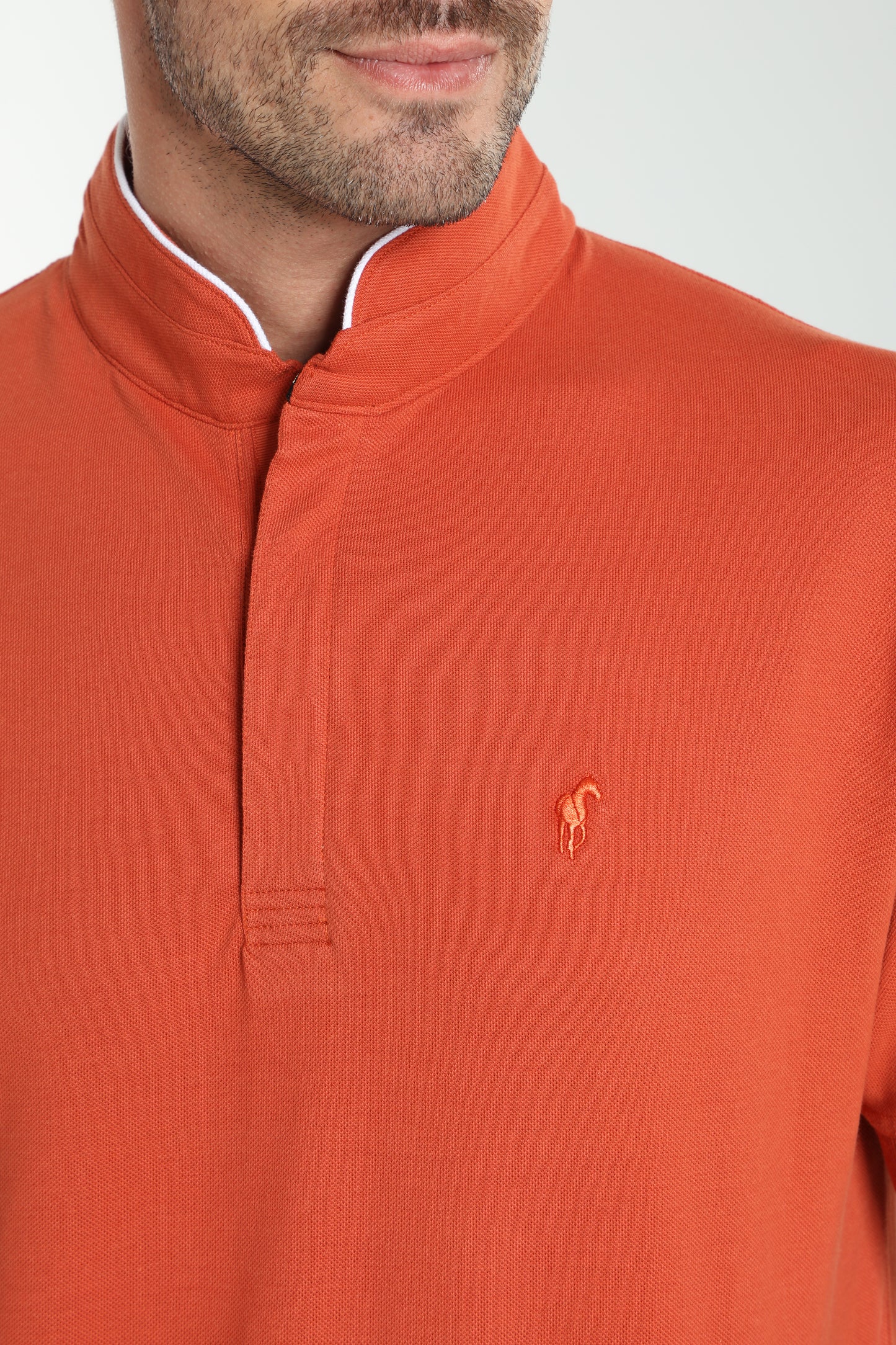 Polo manches courtes PENH brique