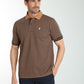Polo manches courtes PAWL tabac