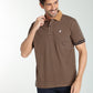 Polo manches courtes PAWL tabac