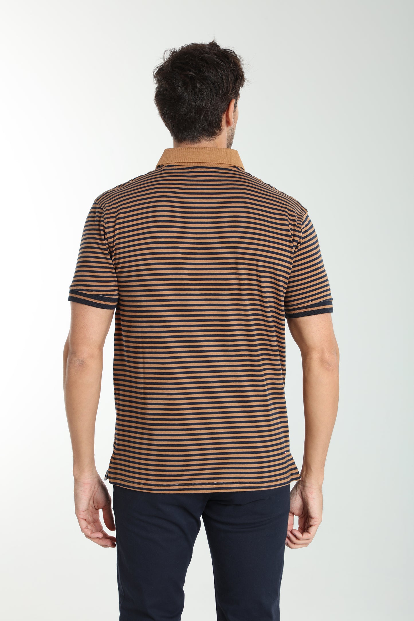 Polo manches courtes PAWL tabac