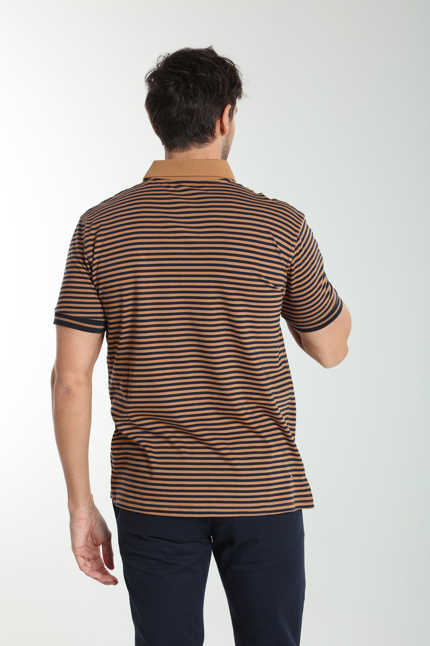 Polo manches courtes PAWL tabac
