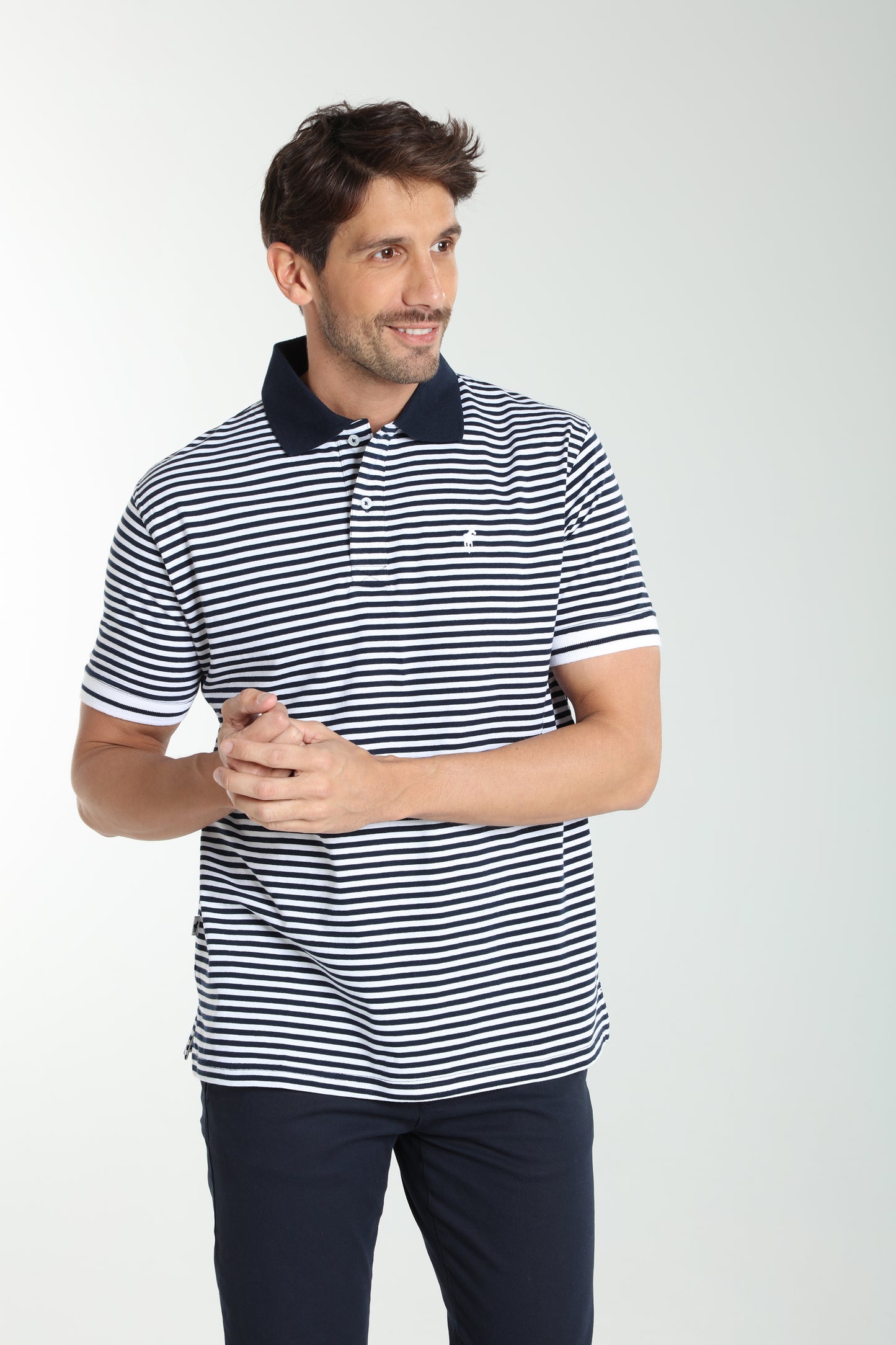 Polo manches courtes PAWL marine