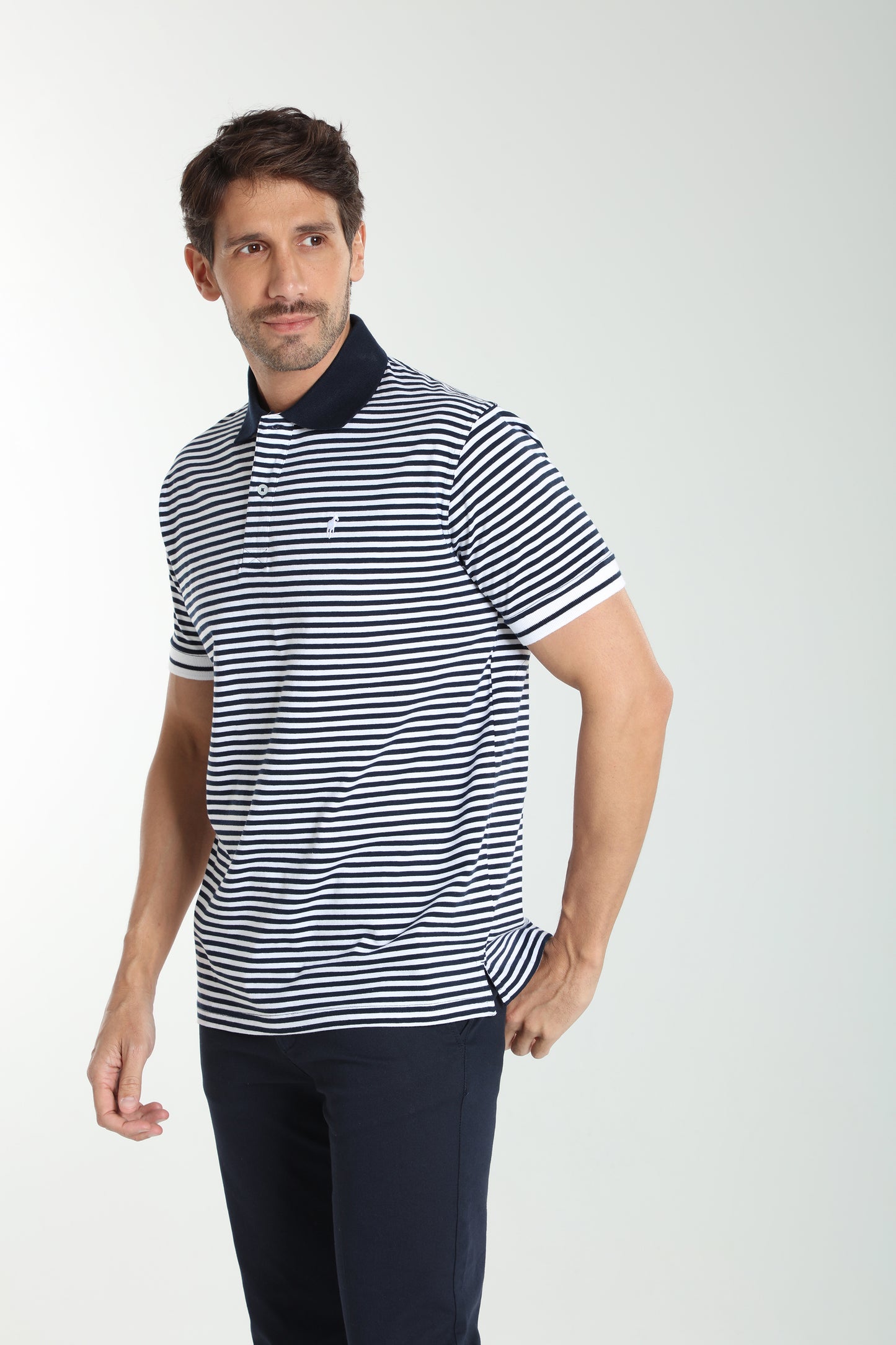 Polo manches courtes PAWL marine
