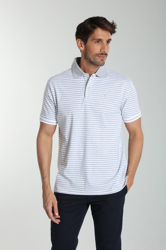 Polo manches courtes PAWL gris