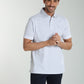 Polo manches courtes PAWL gris