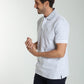 Polo manches courtes PAWL gris