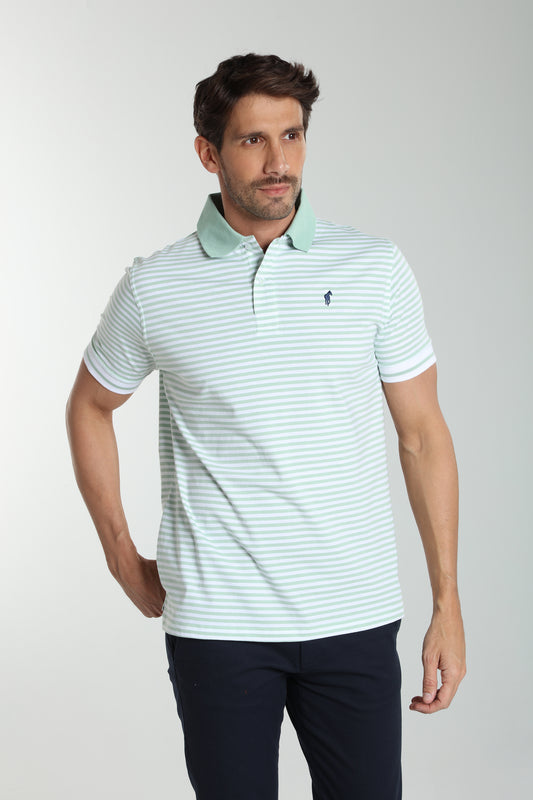 Polo manches courtes PAWL céladon