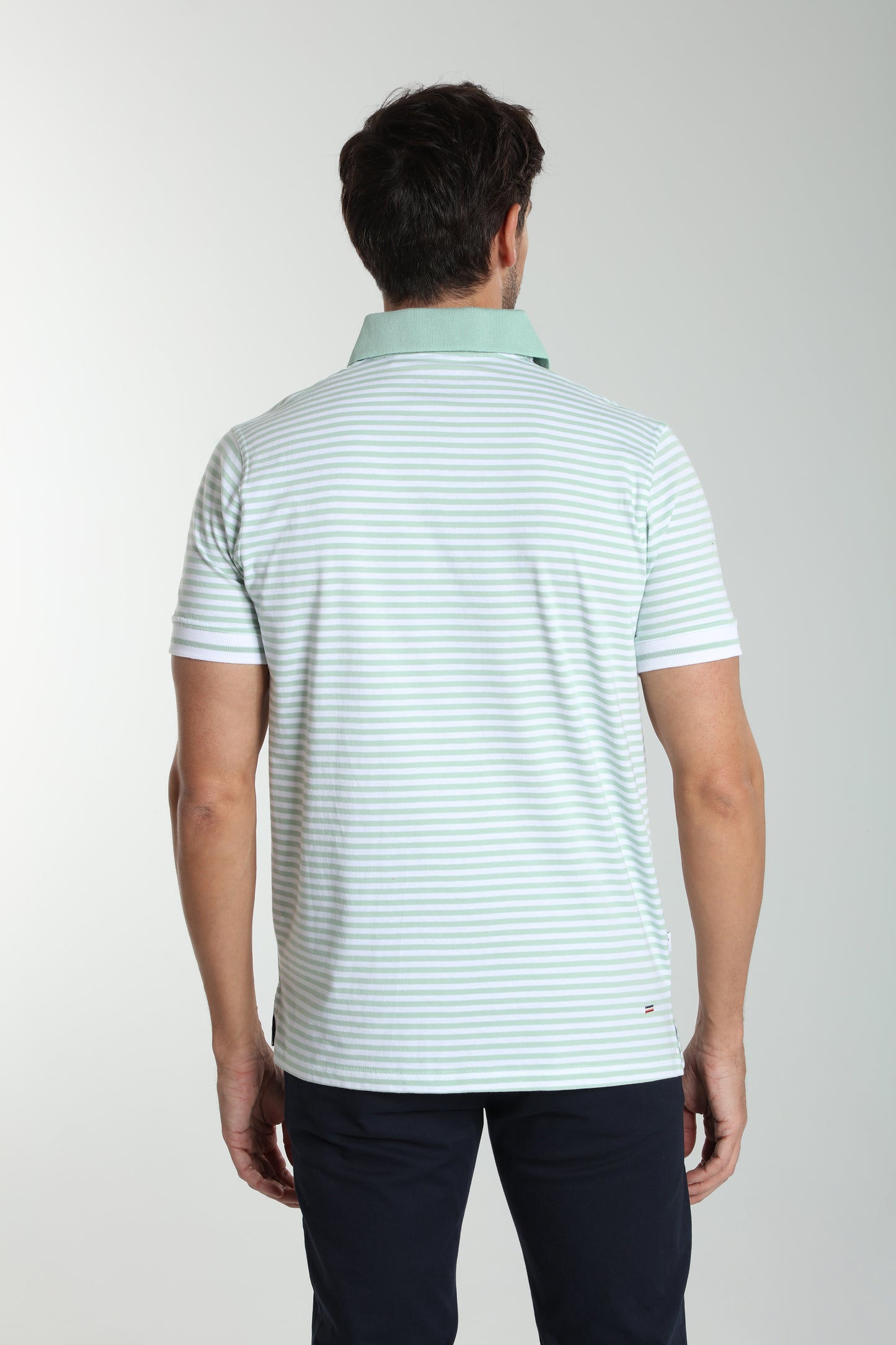 Polo manches courtes PAWL céladon