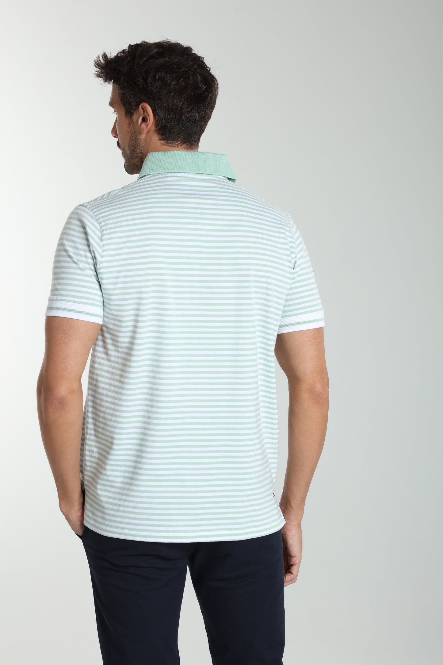 Polo manches courtes PAWL céladon