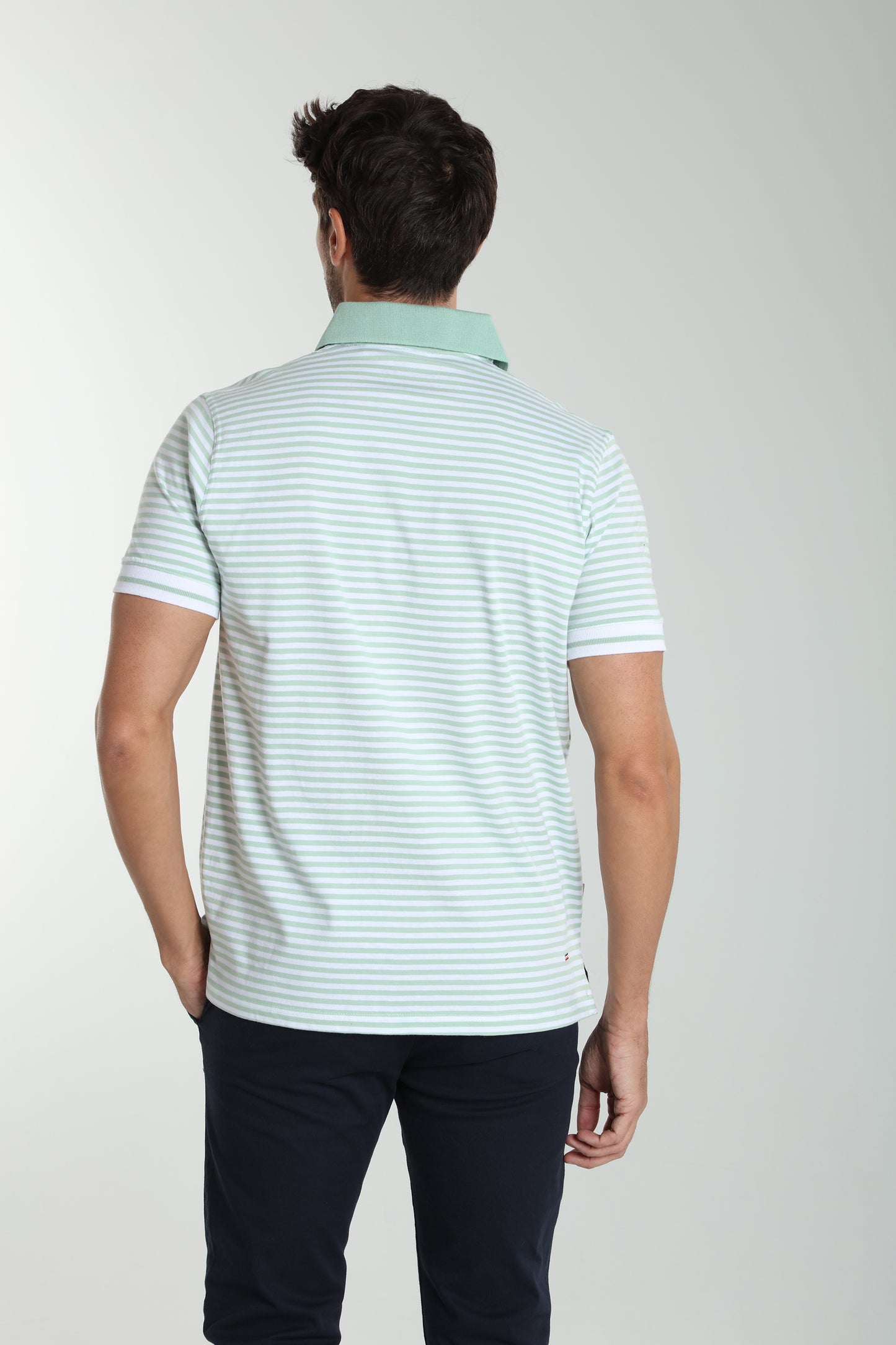 Polo manches courtes PAWL céladon