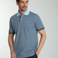 Polo manches courtes PAWL bleu ciel