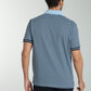 Polo manches courtes PAWL bleu ciel