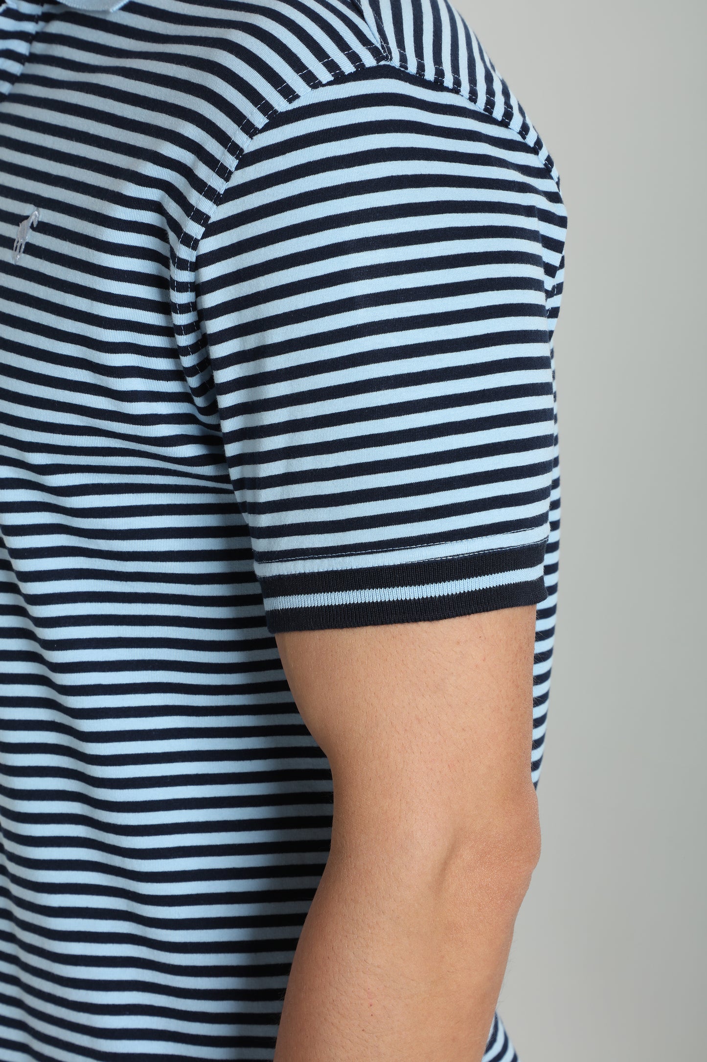 Polo manches courtes PAWL bleu ciel
