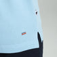 Polo manches courtes PJEY bleu ciel