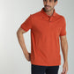 Polo manches courtes PJEY brique